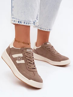Dámské Sportovní Boty Sneakers Big Star UU274025 Tmavá béžová