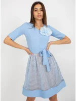 LK SK 506551 šaty.76P světle modrá
