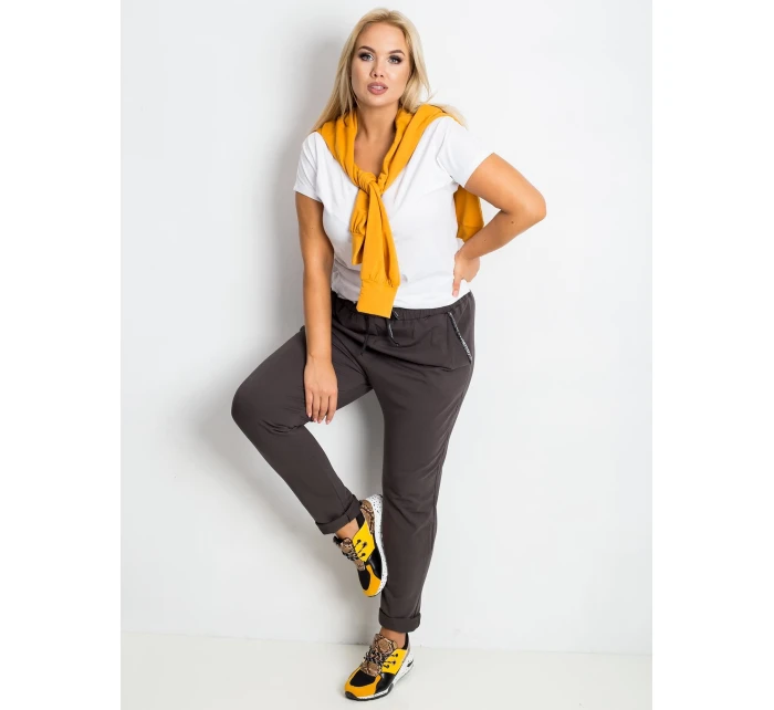 Tepláky RV DR 4765.52 tmavě khaki Tepláky RV DR 4765.52 tmavě khaki