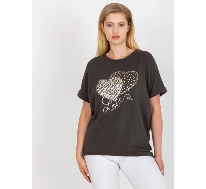 Tričko RV TS 7660.88P tmavá khaki