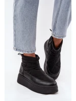 Dámské zateplené sněhule na platformě Tahlira – černé