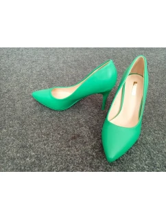 Dámské lodičky na jehlovém podpatku B-831 Zelená - Bellucci