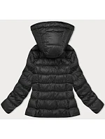 Černá prošívaná dámská zimní bunda model 21245947 - W COLLECTION Černá prošívaná dámská zimní bunda model 21245947 - W COLLECTION