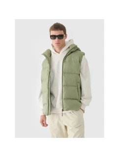 Pánské péřové tričko bez rukávů s přírodní výplní 4F 4FWAW24TVJAM148-43S