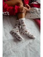 Dámské Punčochy Vánoční model 21780650 Ecru - Milena