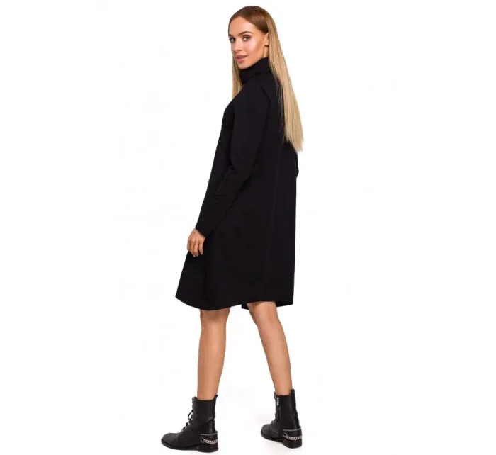 Trapézové šaty s hlubokým výstřihem M480 - Moe Trapézové šaty s hlubokým výstřihem M480 - Moe