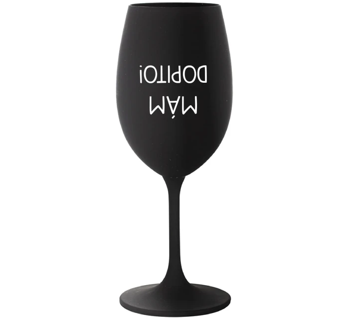 - černá sklenice na víno 350 ml model 21859209