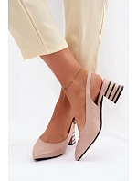 Sandály na podpatku  model 226500 Step in style