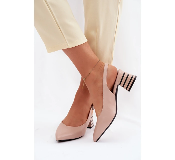 Sandály na podpatku  model 226500 Step in style