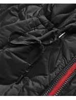 Tmavě oboustranná dámská prošívaná bunda model 15884820 - MHM