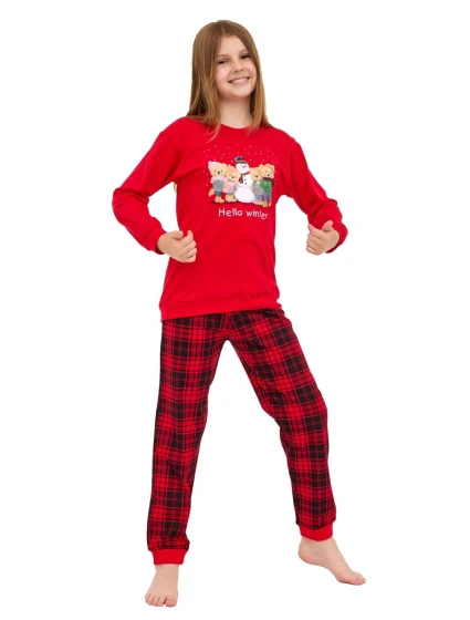 Dívčí pyžamo 592/185 Winter - CORNETTE