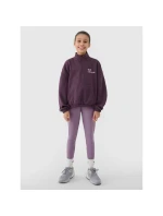 Dívčí mikina bez kapuce 4F 4FJRSS25TSWSF2058-50S Dívčí mikina bez kapuce 4F 4FJRSS25TSWSF2058-50S