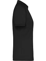 Daiber JN 1307 Dámské piqué polo se zipem 02.1307 black/black Daiber JN 1307 Dámské piqué polo se zipem 02.1307 black/black
