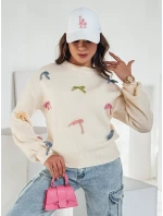 Dámský svetr v velikosti beige Dstreet model 21982131 - FashionStreet