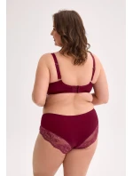 Poloměkká podprsenka   Maxi Maroon model 21780935 - Gaia