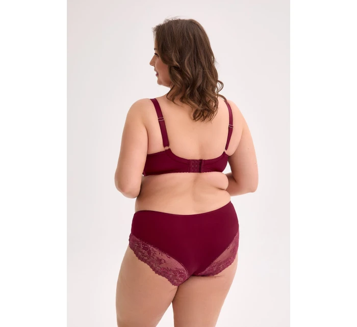 Poloměkká podprsenka   Maxi Maroon model 21780935 - Gaia