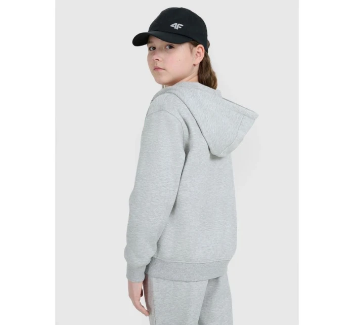 Dívčí mikina s kapucí model 21815578 - 4F