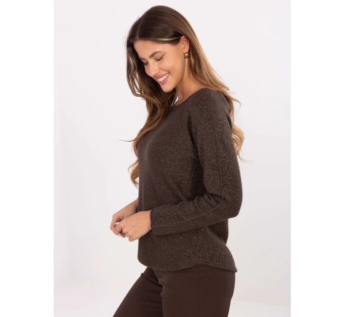 Sweter IT SW model 21480400 ciemny brązowy - FPrice