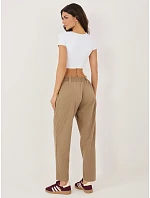 Spodnie RV SP model 22109717 ciemny bezowy - FPrice Spodnie RV SP model 22109717 ciemny bezowy - FPrice