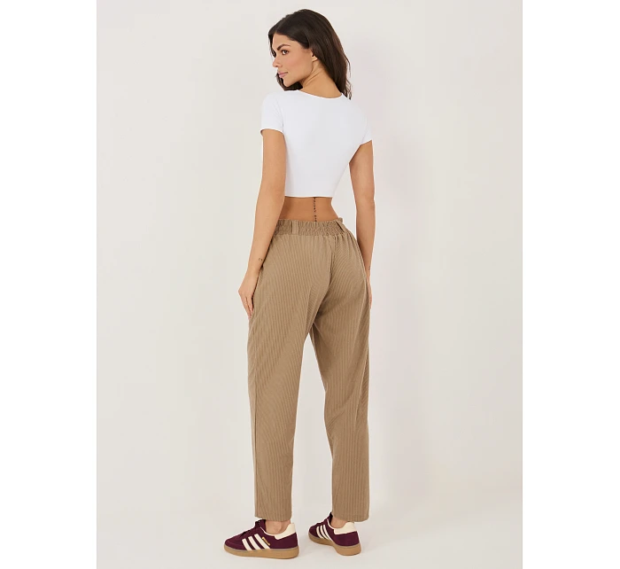 Spodnie RV SP model 22109717 ciemny bezowy - FPrice Spodnie RV SP model 22109717 ciemny bezowy - FPrice