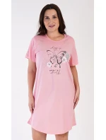 Dámská noční košile s krátkým rukávem Motýl