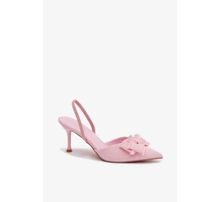 Sandály na podpatku model 224472 Step in style Sandály na podpatku model 224472 Step in style