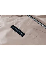 Tenká dámská bunda v barvě s ozdobnou lemovkou model 18019118 - S'WEST Tenká dámská bunda v barvě s ozdobnou lemovkou model 18019118 - S'WEST