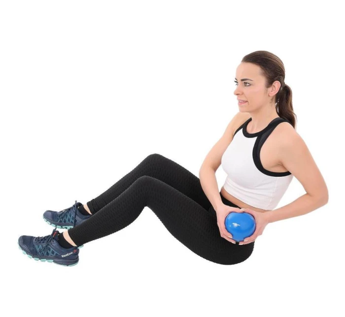 POSILOVACÍ MÍČ SE ZÁVAŽÍM 1KG MODRÝ ENERO FIT