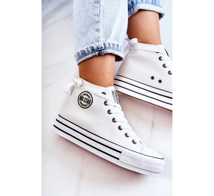 Dámské Tenisky Big Star Bily GG274013 Dámské Tenisky Big Star Bily GG274013