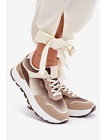 Dámské tenisky na platformě Hnědé model 22099924 - Boto Dámské tenisky na platformě Hnědé model 22099924 - Boto