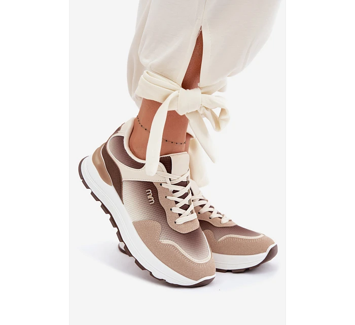 Dámské tenisky na platformě Hnědé model 22099924 - Boto Dámské tenisky na platformě Hnědé model 22099924 - Boto