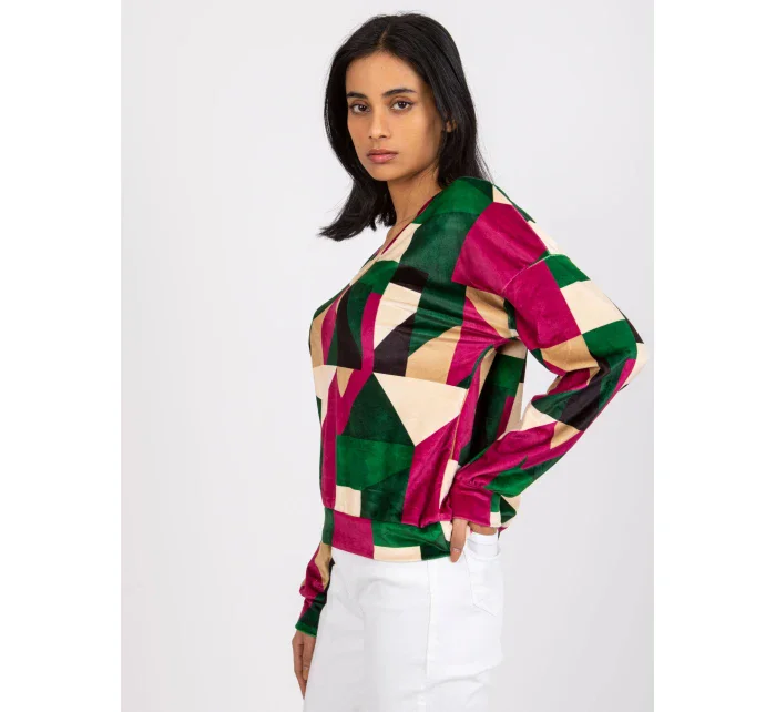 Halenka DHJ BZ 6550.74P tmavě zelená