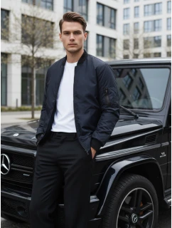 FashionStreet pánská tmavě modrá bunda bomber TX4424