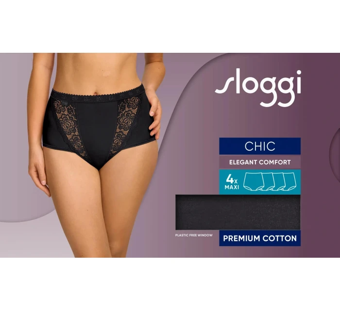 Chic Maxi model 21999361 BLACK BLACK - Sloggi Chic Maxi model 21999361 BLACK BLACK - Sloggi