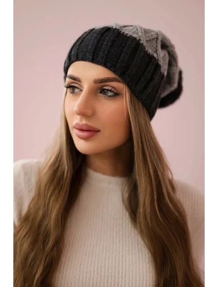 Milano fleecová čepice K203 světle model 18749957 - K-Fashion Milano fleecová čepice K203 světle model 18749957 - K-Fashion