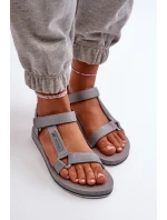 Dámské Sportovní Sandály 4FRSS24FSANF054-20S Šedé Dámské Sportovní Sandály 4FRSS24FSANF054-20S Šedé