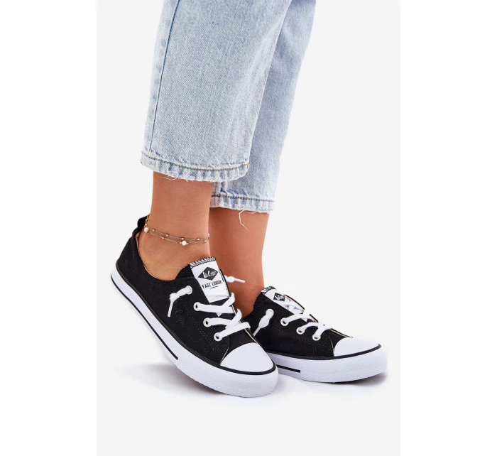 Dámské Textilní Tenisky model 21693750 Černé - Lee Cooper Dámské Textilní Tenisky model 21693750 Černé - Lee Cooper