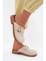 Dámské s přezkou  Světle béžové model 22094903 - Inblu