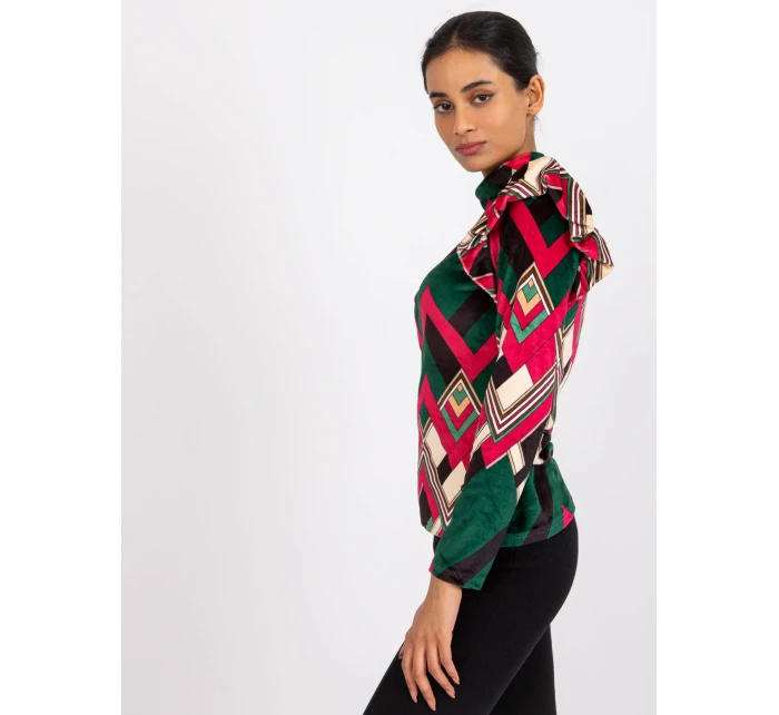 Halenka DHJ BZ 6533C 1.81P tmavě zelená