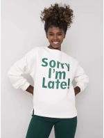 Mikina EM BL 624.90P bílá zelená Mikina EM BL 624.90P bílá zelená