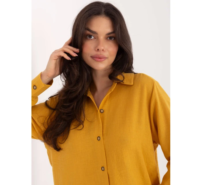 Koszula LK KS model 21858953 ciemny żółty - FPrice