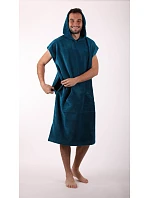 Pánské model 22121387 pončo Tampa s kapucí petrolejová - Vestis