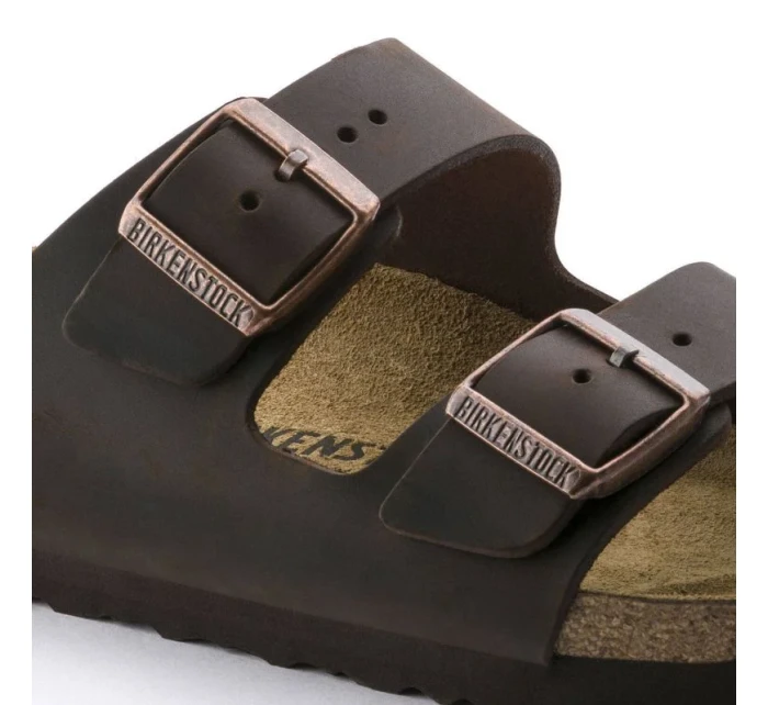 Dámské/pánské hnědé žabky Birkenstock Arizona Nubuk Habana narrow (52533) Dámské/pánské hnědé žabky Birkenstock Arizona Nubuk Habana narrow (52533)