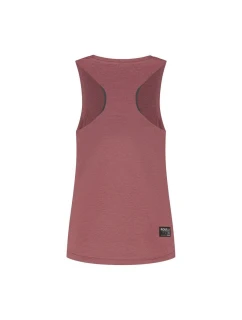 Rogelli dámské tričko bez rukávů d/b DISTANCE burgundy L
