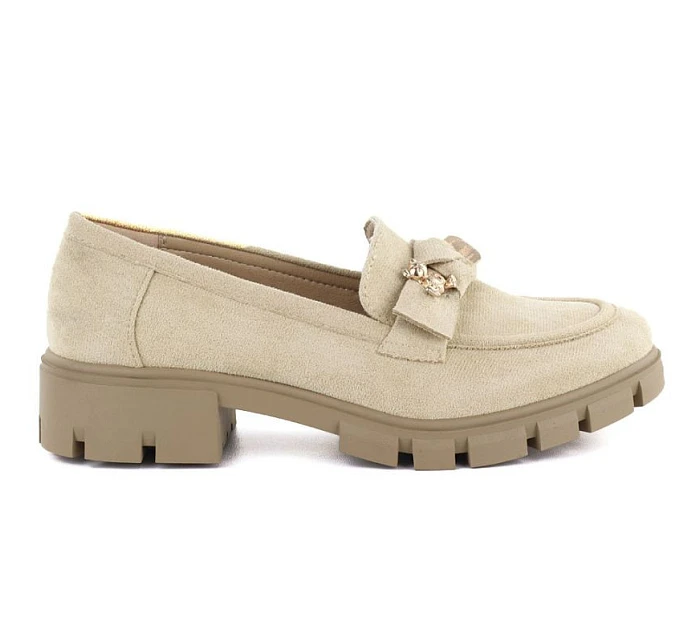 Dámské semišové polobotky s béžové M.Daszynski model 22068845 - M. Daszyński Dámské semišové polobotky s béžové M.Daszynski model 22068845 - M. Daszyński