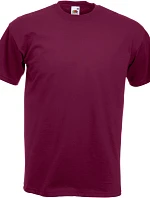 Fruit of the Loom Super Premium T Tričko 16.1044 burgundy
