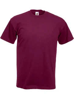 Fruit of the Loom Super Premium T Tričko 16.1044 burgundy