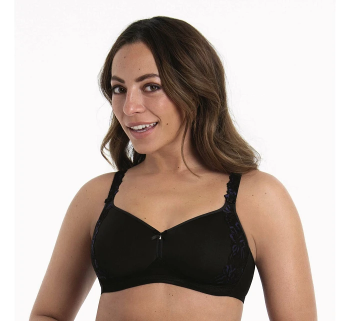 Suzette soft podprsenka košíčky se spacer-výztuží 5256 black - RosaFaia