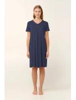 Letní noční košile se záhyby model 20893968 - Vamp