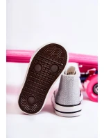 Dětské vysoké tenisky stříbrný Catrina Dětské vysoké tenisky stříbrný Catrina